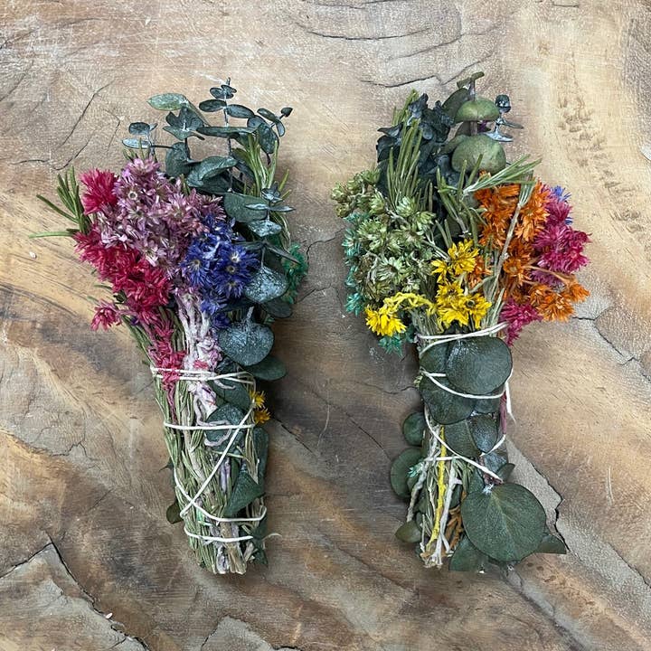 Andaluca - Wholesale Smudge Stick - 5" Colorful Floral Smudge Wand