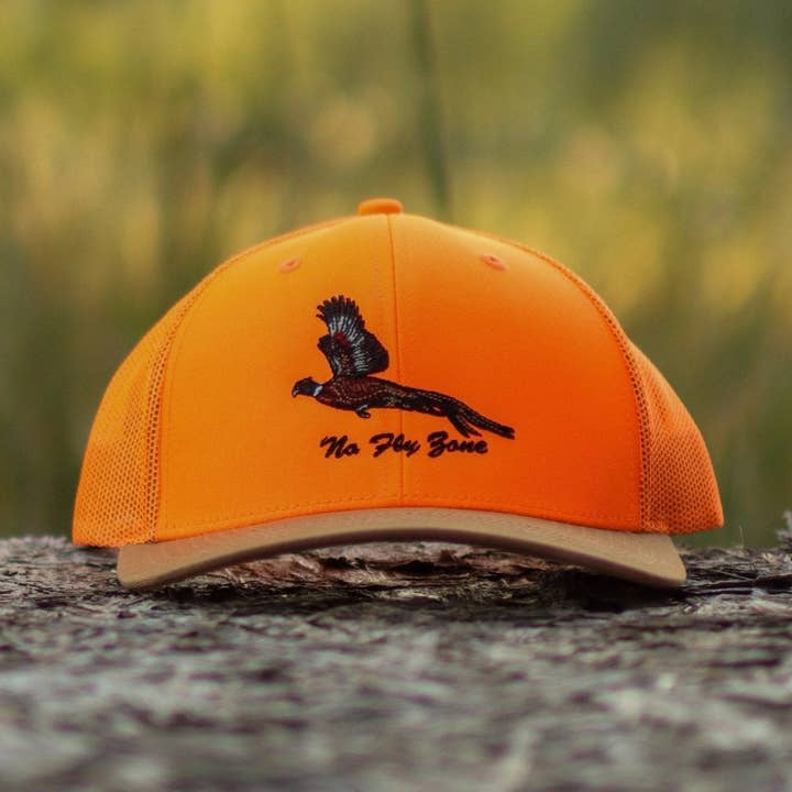 Hunter Orange Pheasant Hat for wholesale by No Fly Zone Waterfowl