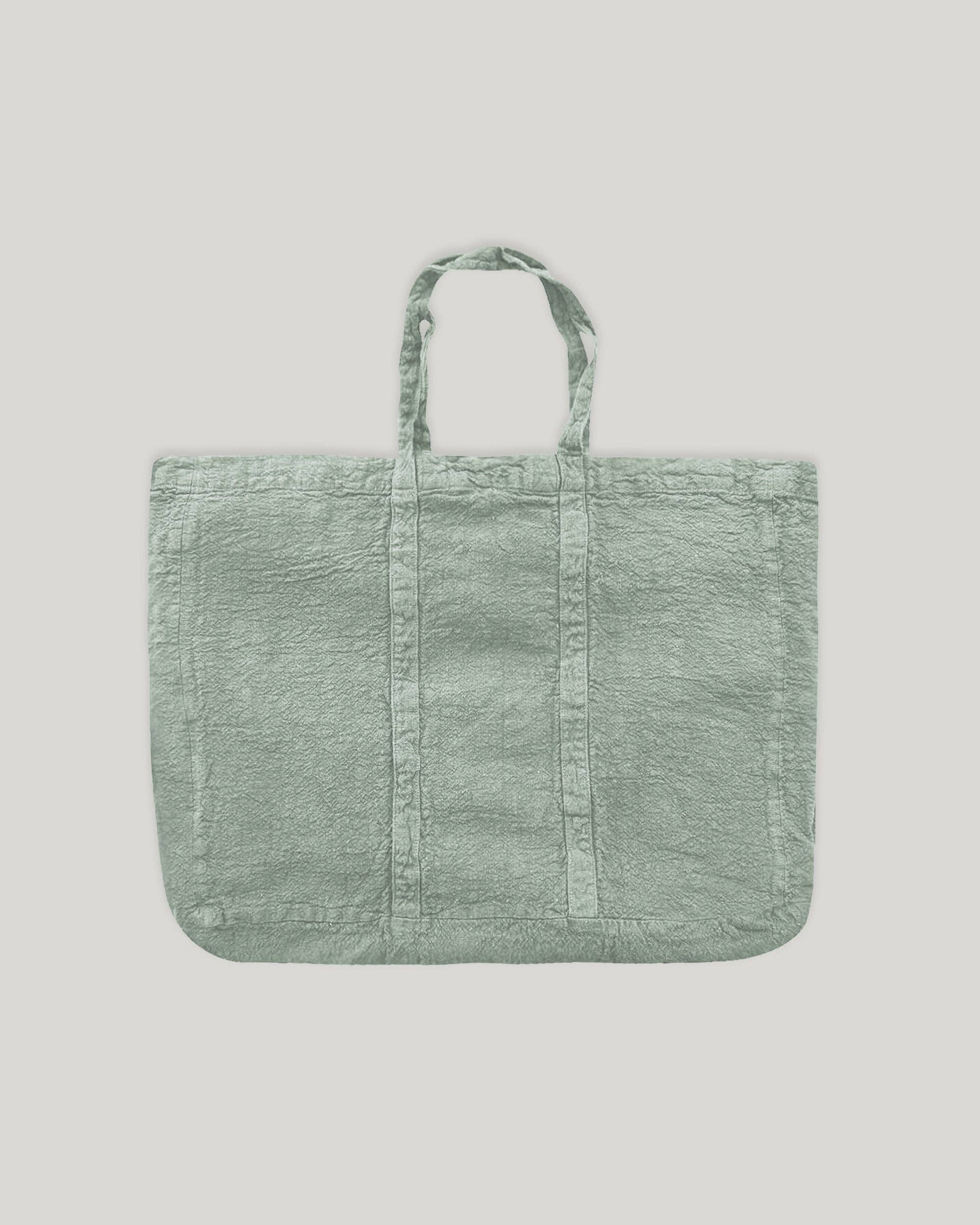 Maison Masarin - Wholesale Grocery/Shopping Bag - French raw linen yogi bag - shopping bag2