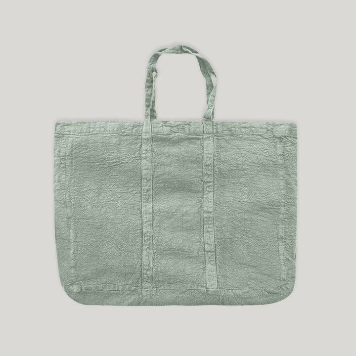 Maison Masarin - Wholesale Grocery/Shopping Bag - French raw linen yogi bag - shopping bag2
