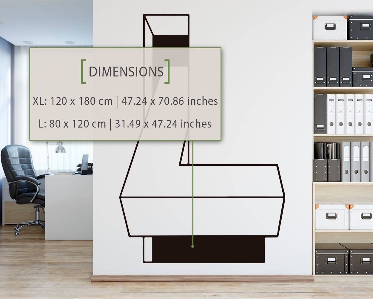 KUARKI - Wholesale Wall Decal/Stickers - Optical Illusion Decal, Home Decor, Office Decor1