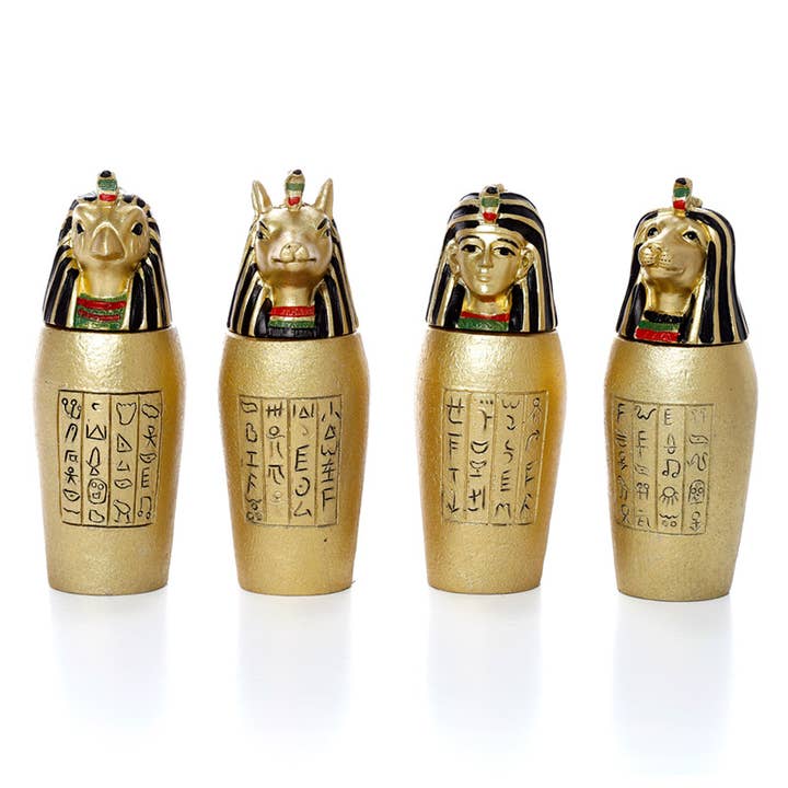 Puckator Ltd - Wholesale Ornament - Gold Egyptian Canopic Jar