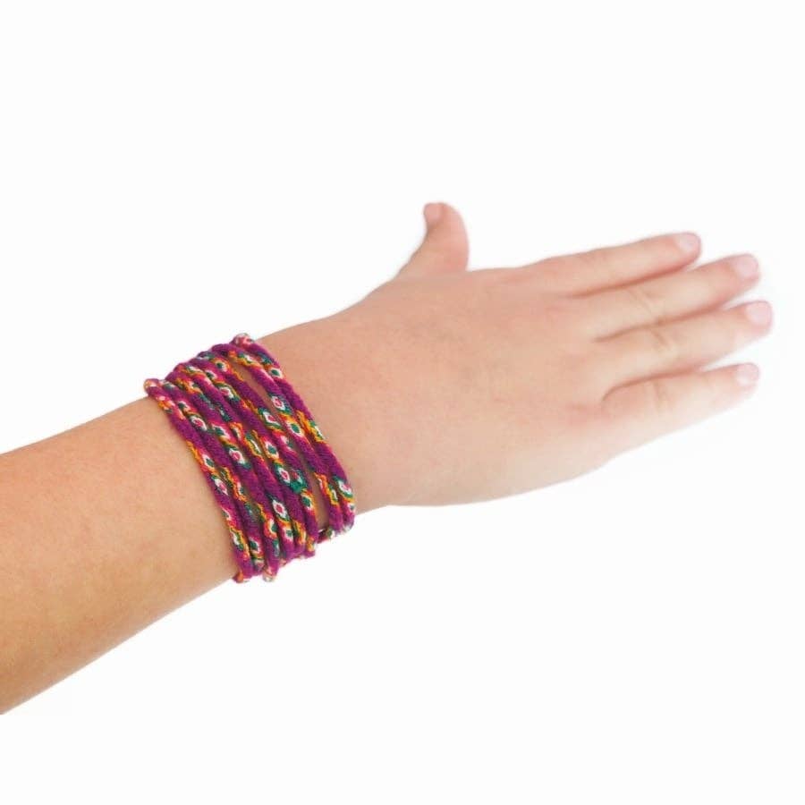 Titicaca – wholesale Vävt/flätat armband – Inca flätat armband i flerfärgade trådar1