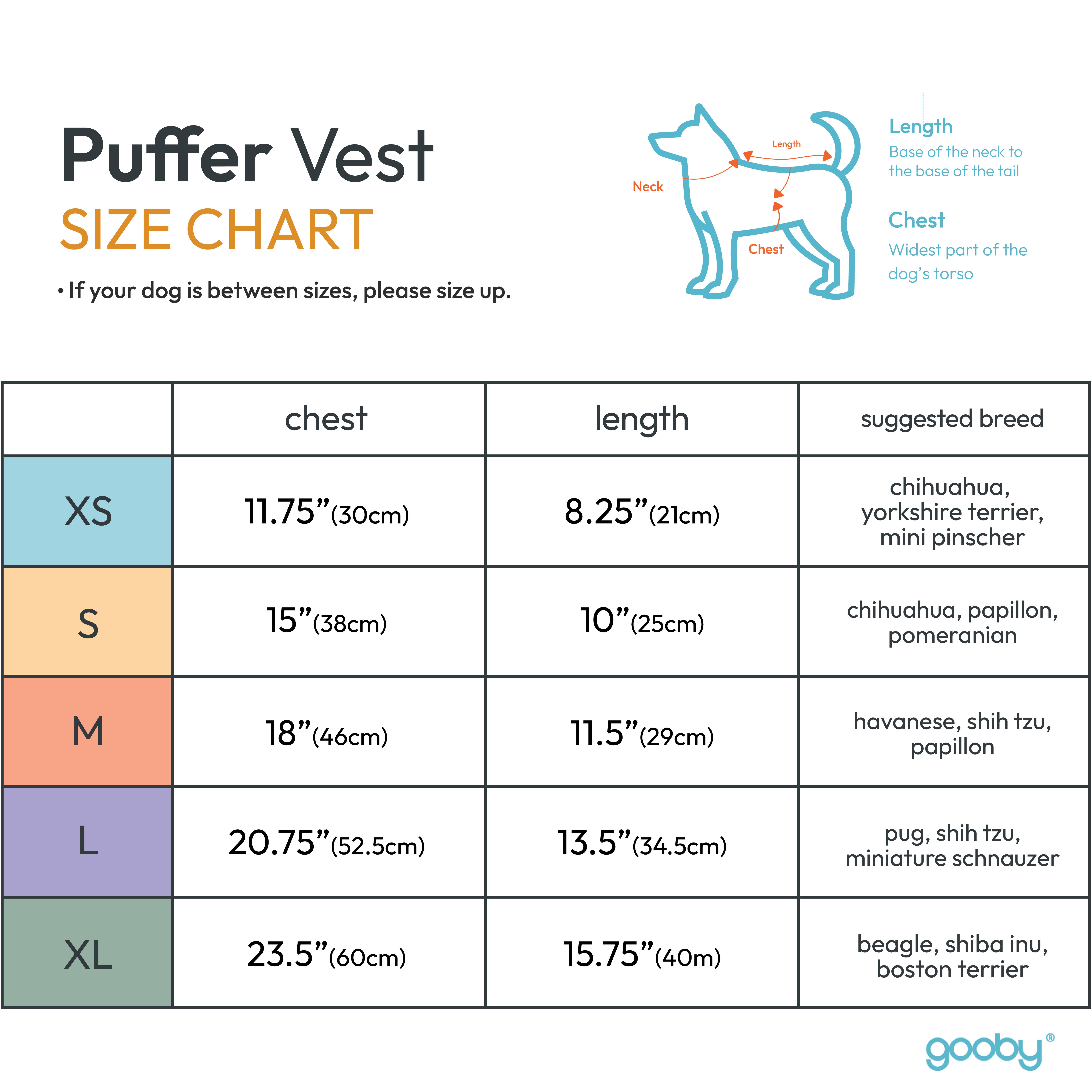 Gooby - Wholesale Pet Vest - Dog - #73010 - Puffer Vest ' 252