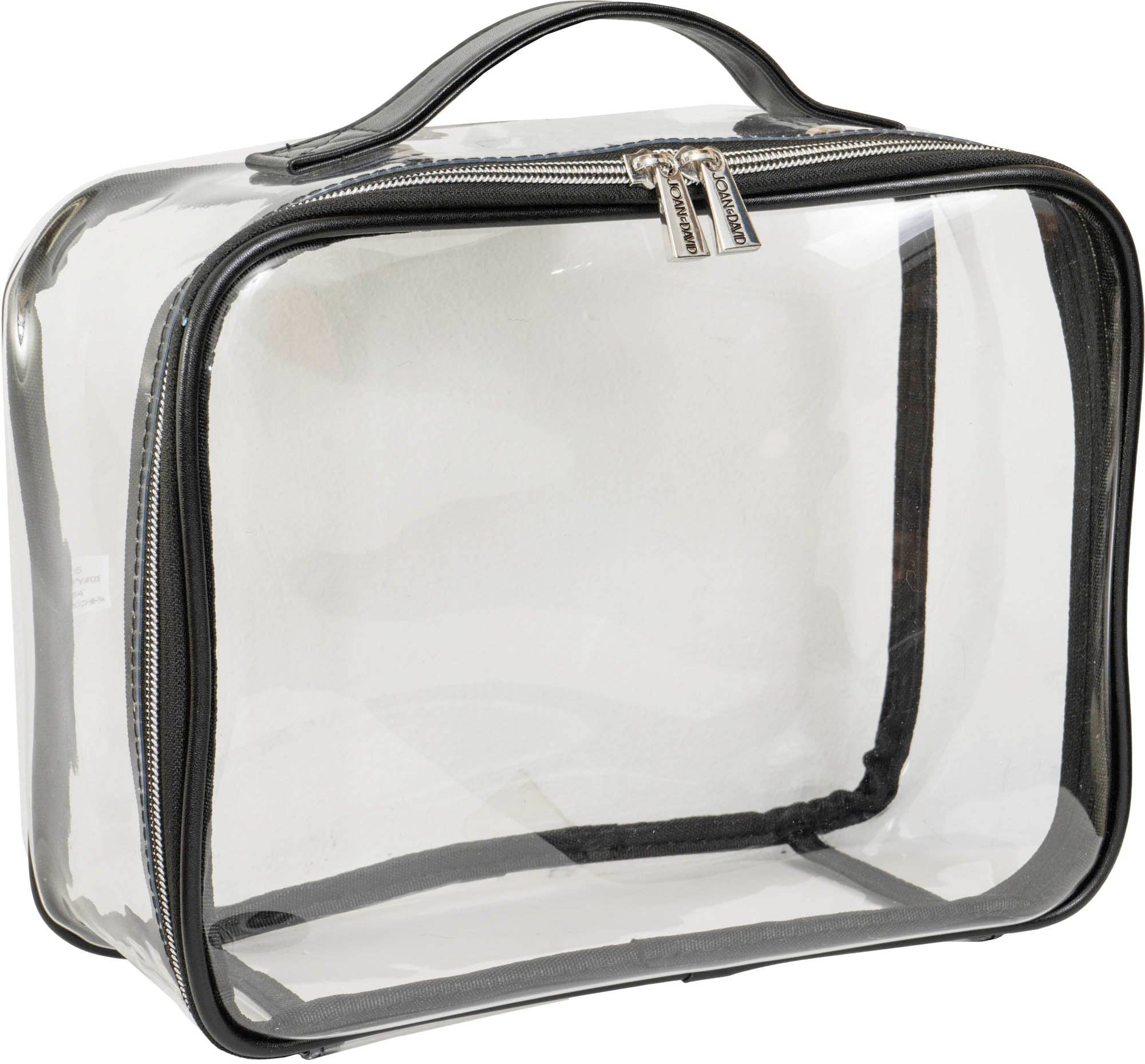 Magid - Wholesale Makeup/Cosmetic Bag - Joan & David Woven 4 Piece Clear Cosmetic Bag Set2