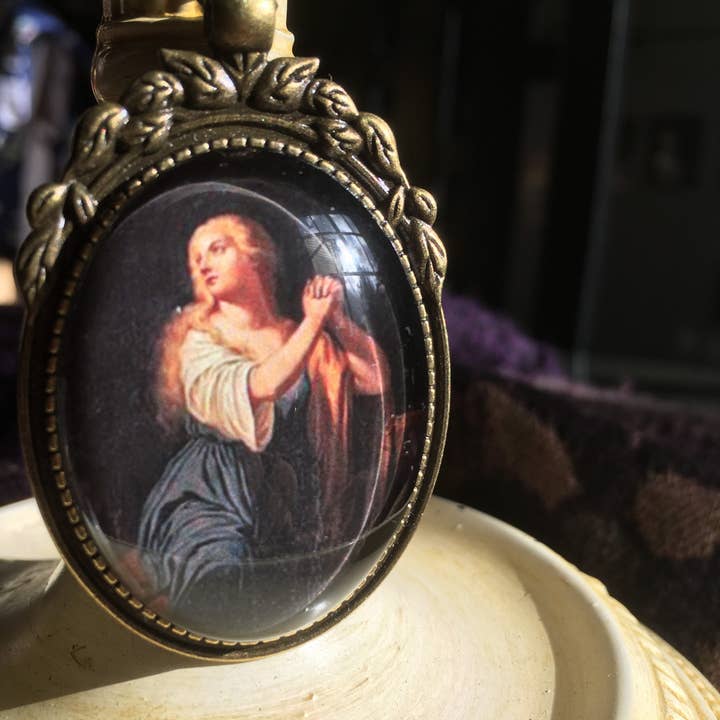 Elysium Pendants – Colar pingente/pendente por atacado – Pingente Maria Madalena - FRETE GRÁTIS1