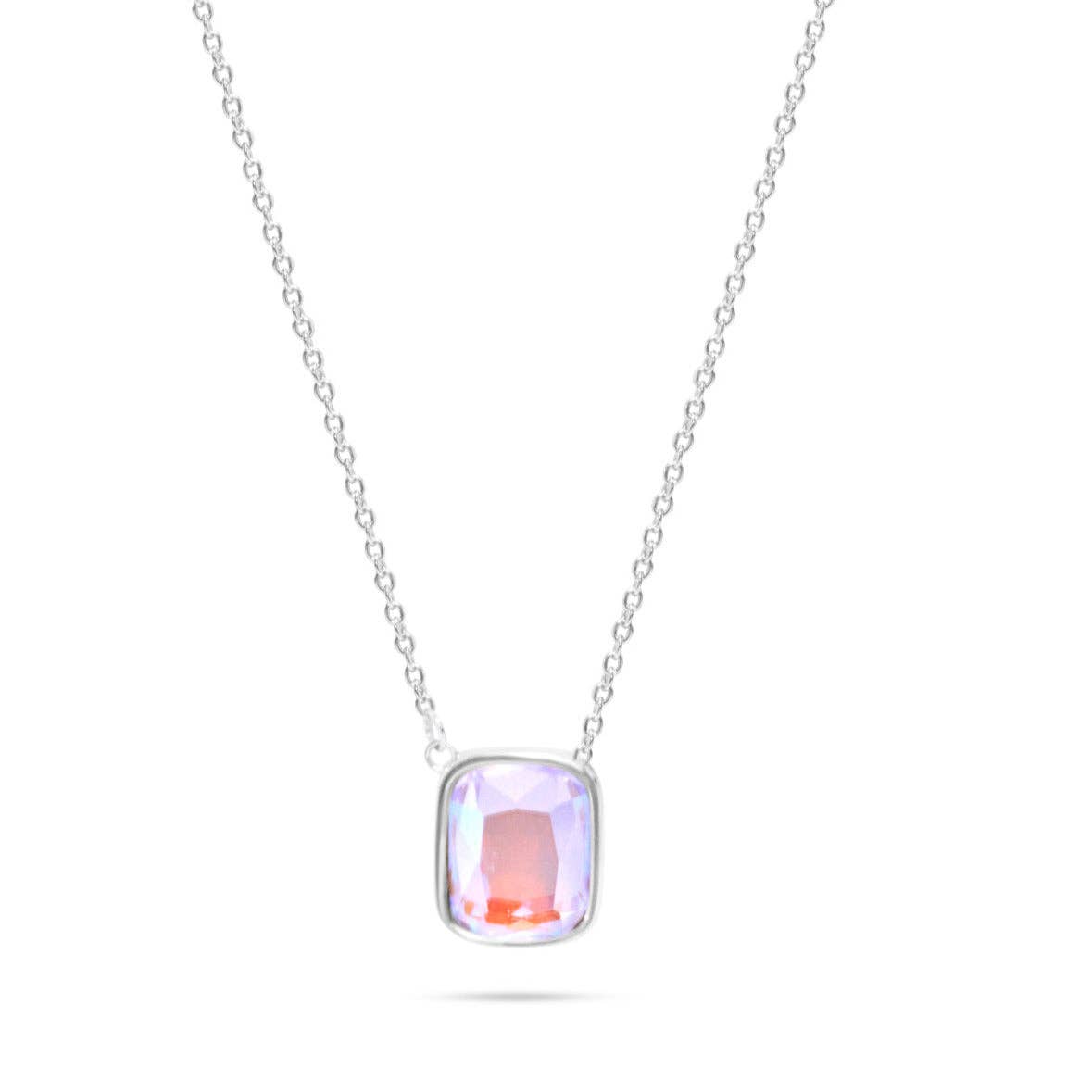 Chloe + Lois - Wholesale Pendant/Charm Necklace - Cushion Necklace in Angel Aura Quartz0