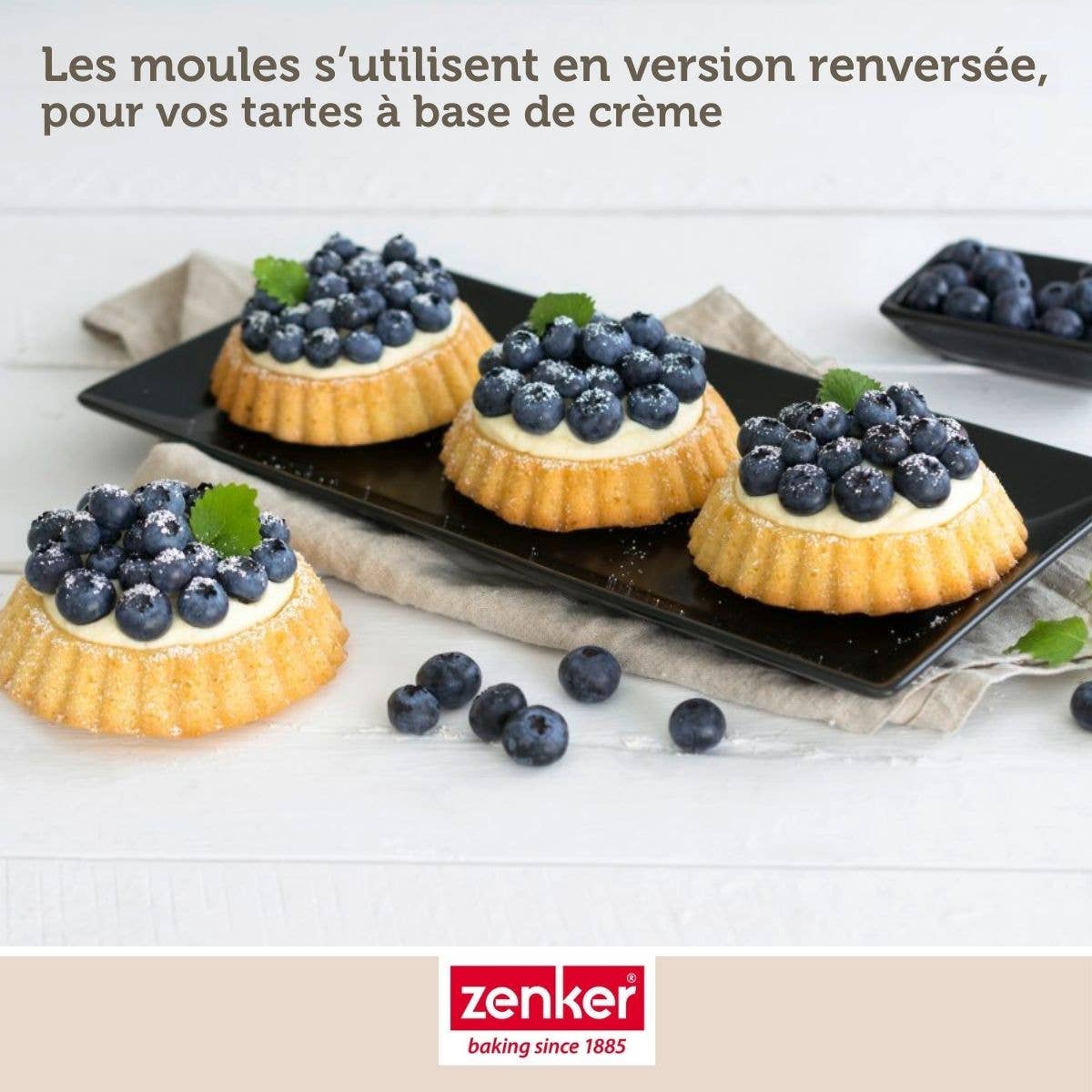 Zenker – wholesale Baking dish – Zenker Black Metallic Tart Pans, Set of 64
