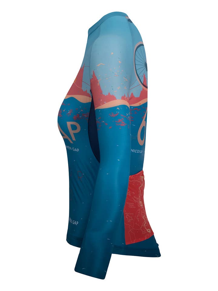 Blue Orange Women's SGC Elite Jersey Long Sleeve 2023 for wholesale on Faire2