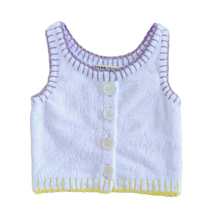 Top Desert Cloud en coton éponge pour la vente par Cosmo Crew