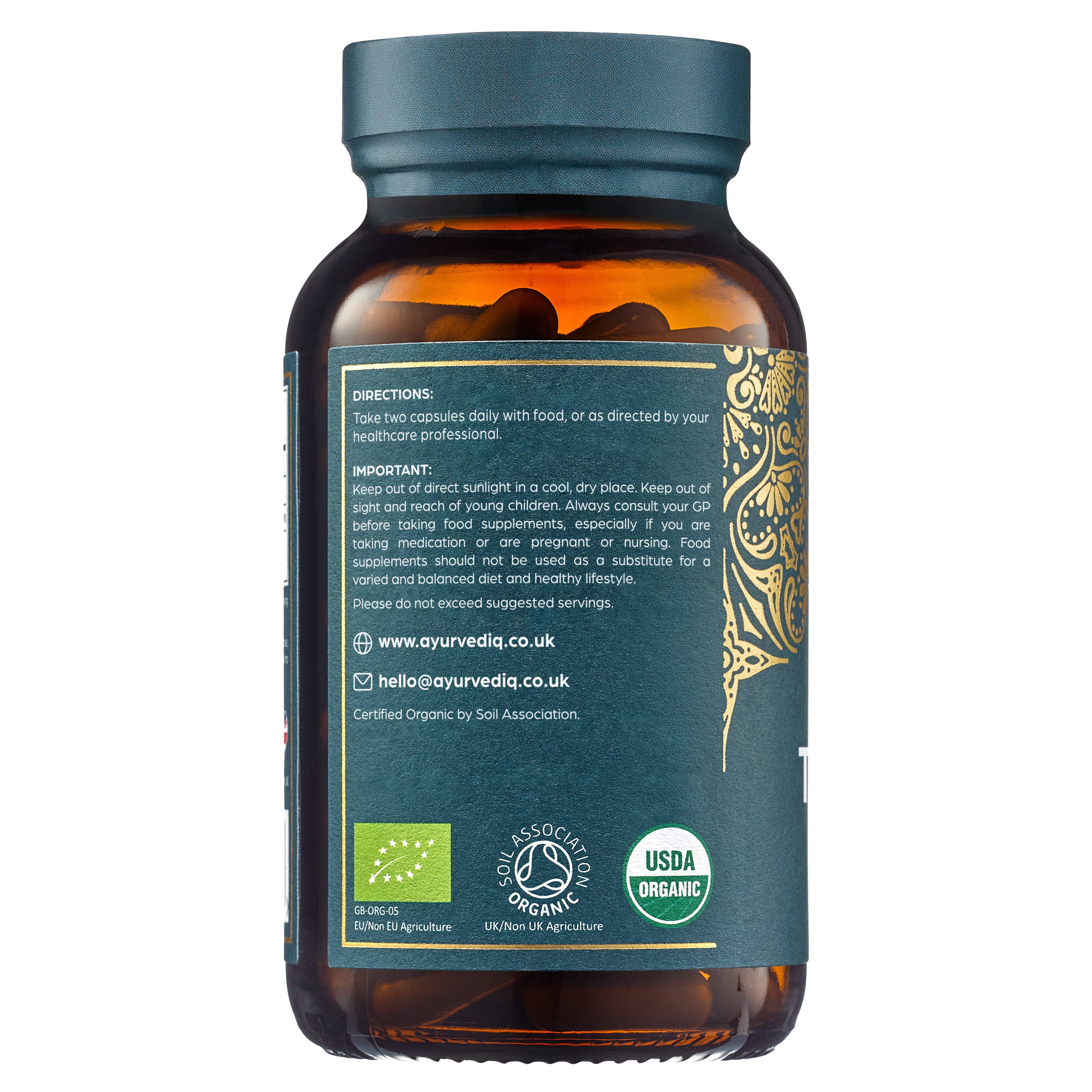 Nutra Brands – wholesale Oral supplement/vitamin – Organic Turmeric and Ginger | 120 Vegan Capsules1