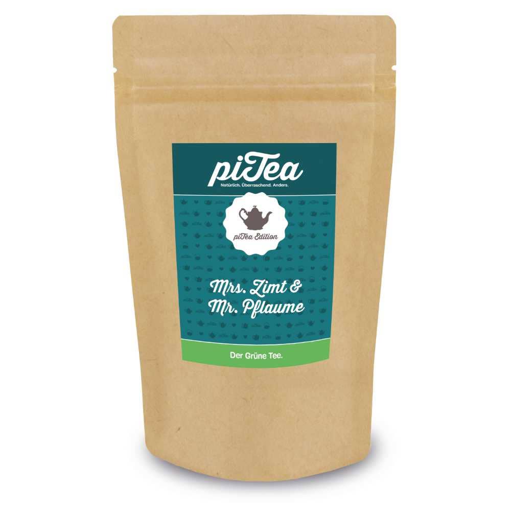 piTea - Die Teestation in der Dose – Chá solto por atacado – Sr. Canela & Sra. Ameixa [Chá Verde]1