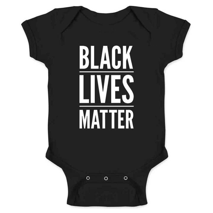 Black Lives Matter BLM Movement Civil Rights Baby Bodysuit for wholesale by Pop Threads