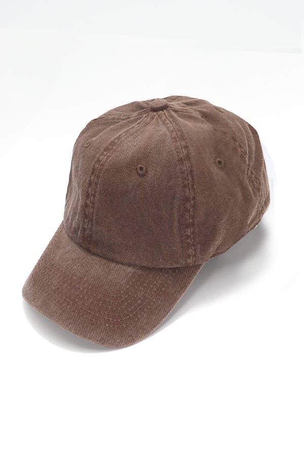 JOSSLYN by wall to wall - Wholesale Baseball Cap - Women's - VINTAGE WASHED BASEBALL CAP 40HW7025