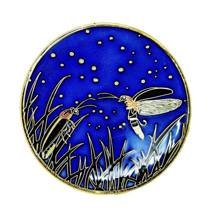 The Roving House - Wholesale Lapel Pin/Button - Firefly Pair Enamel Pin