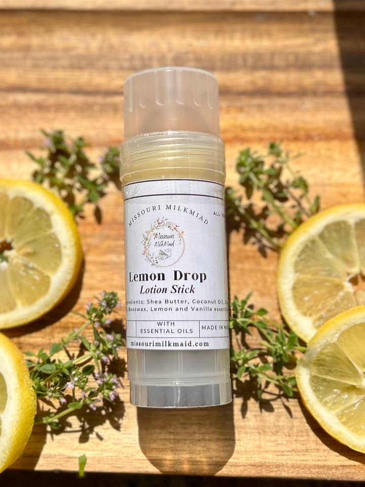 Lemon Drop Lotion Stick for wholesale by Missouri MilkMaid