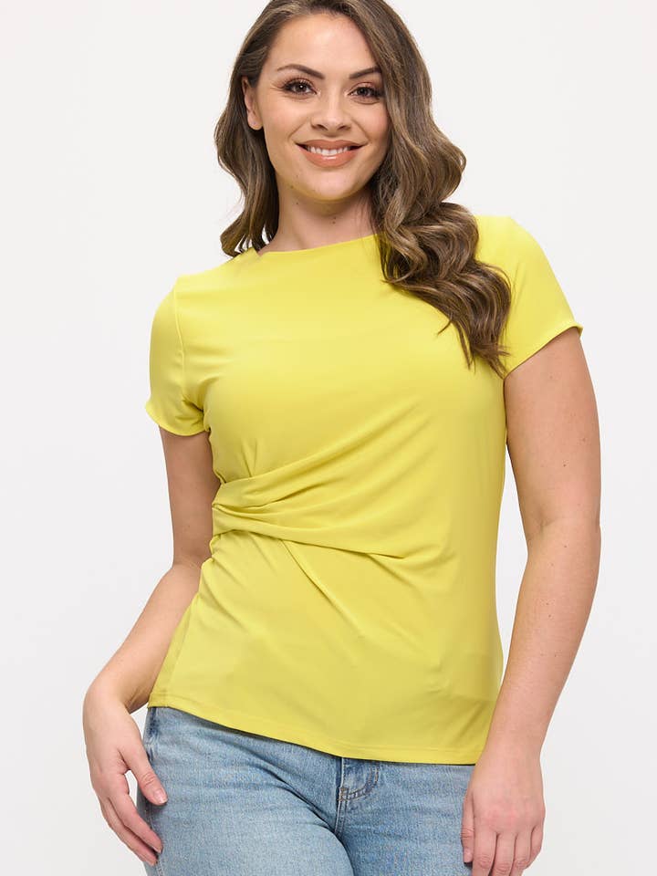 Plus Size Short Sleeves Top for wholesale by DNA Couture
