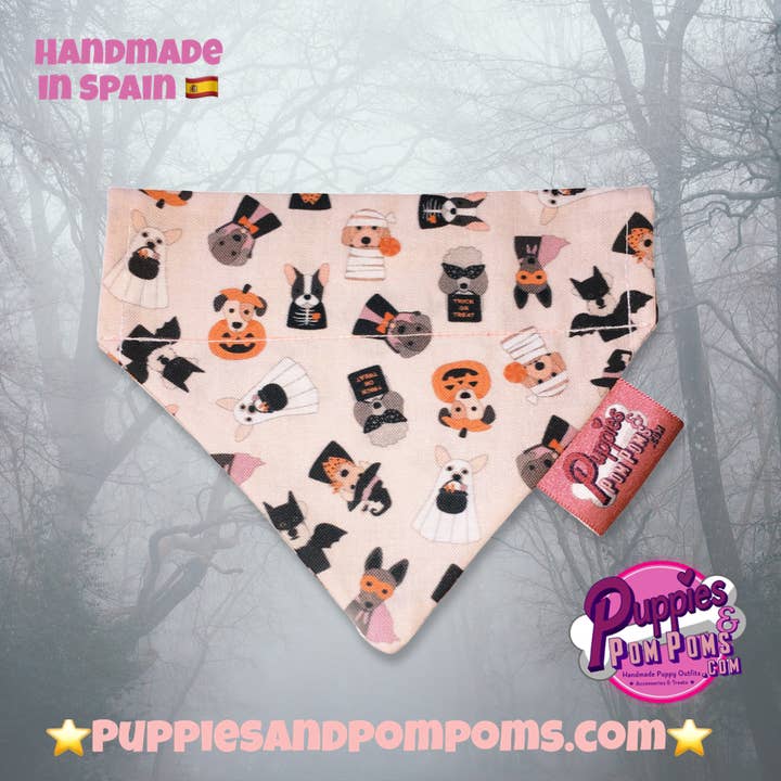 Puppies & Pom Poms - Wholesale Pet Bandana - Dog - Halloween Dogs Bandana3