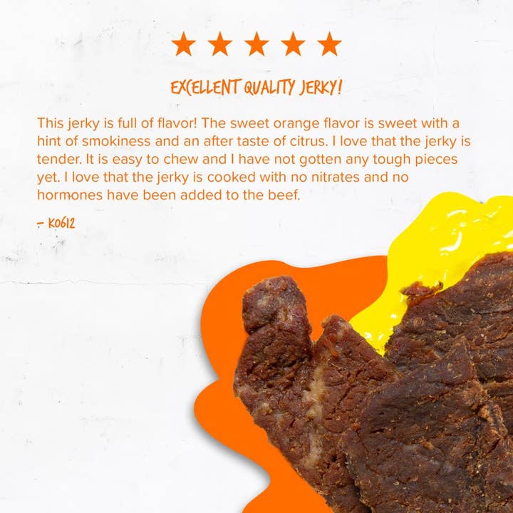 Baja Vida Snacks - Wholesale Jerky - Baja Vida Beef Jerky - Sweet Orange6