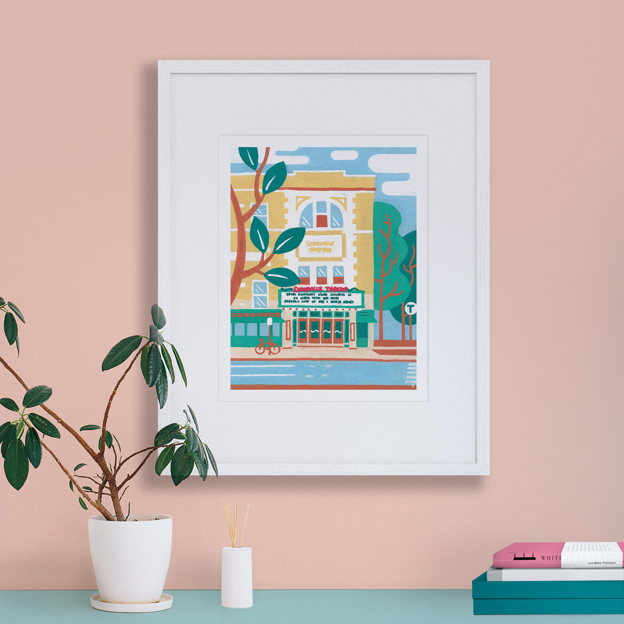 Ohello Boston - Wholesale Art Print - Somerville Theater1