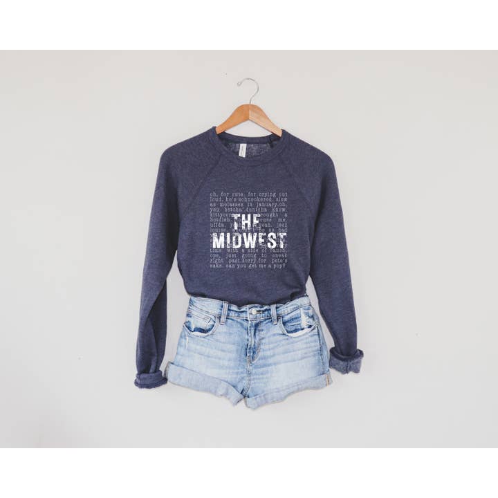 Autumn Rose Co. - Wholesale Graphic Sweatshirt - Women's - Midwest Sayings Crew, Sayings of the Midwest Women Crew 3