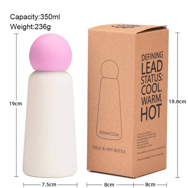 Candles Meta - Wholesale Insulated Mug/Tumbler - 350ml Children Back to School Stainless Steel Insulated Cup18