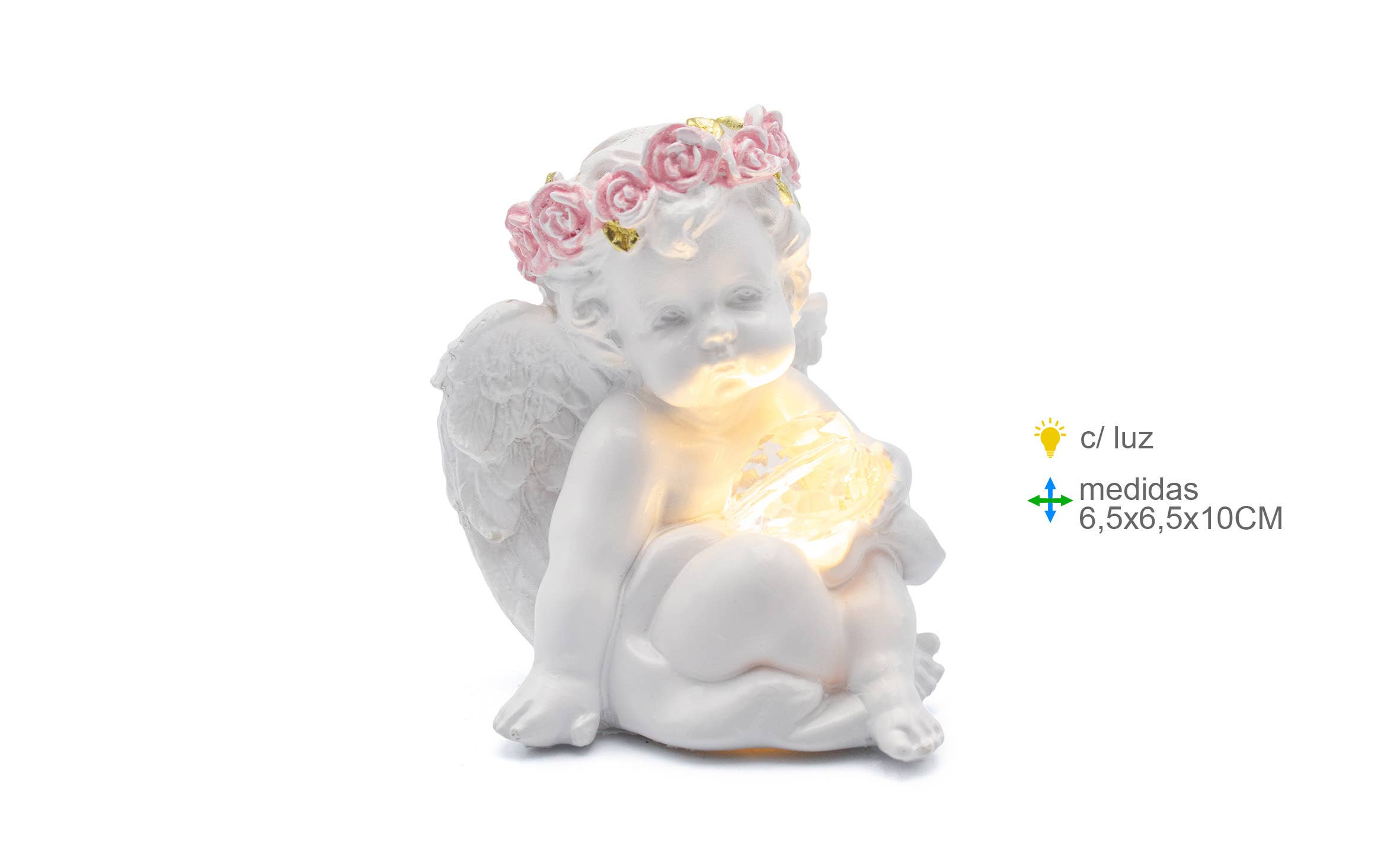 Esoterica Arte - Vente Figurine décorative - Ange Résine 6,5x6,5x10cm0