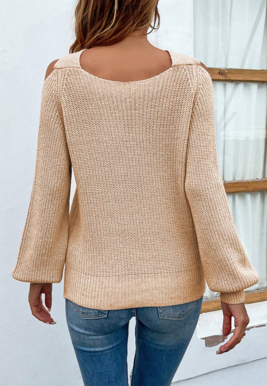 Anna Kaci Wholesale - Vente Pull en maille – femme - Pull à découpes croisées sur le devant12