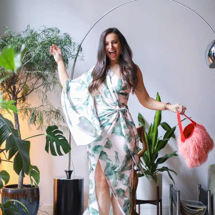 KOLUNTU - Wholesale Tote Bag - Women's - Shayleen Ostrich Feather TOTE5