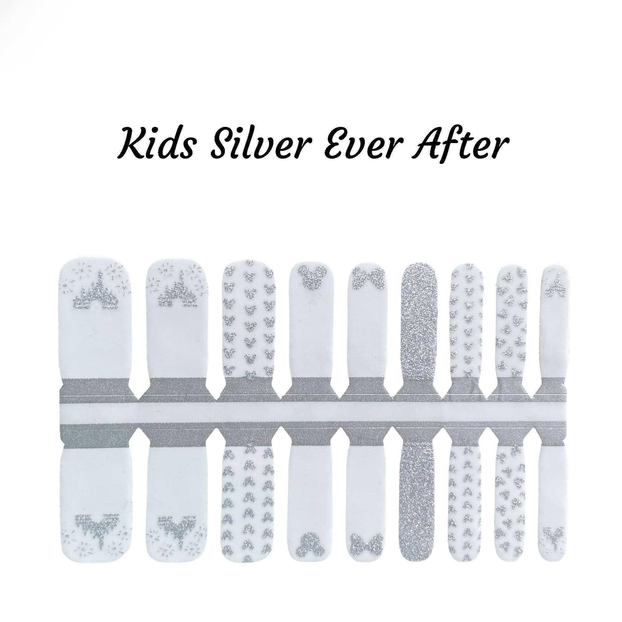Vista Rustics - Wholesale Nail Art/Decal - Kids Silver Ever After1