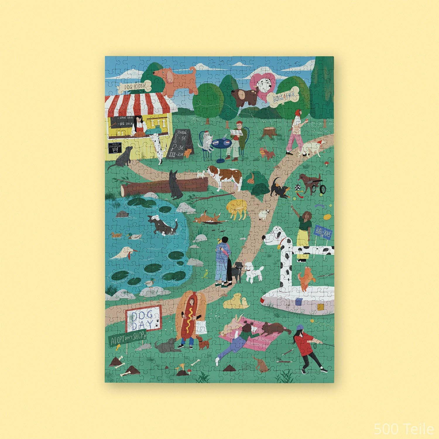 Willa Wunst GmbH - Wholesale Puzzle - Adult - Dog Park Puzzle3
