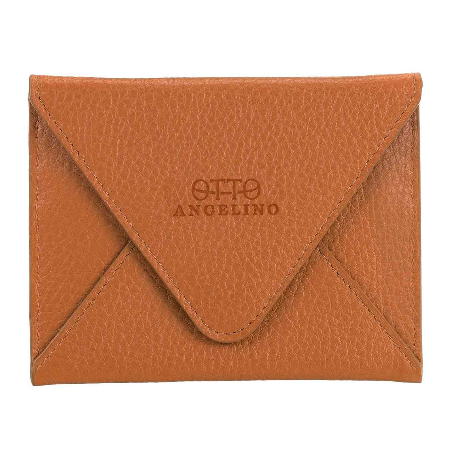 Londo - Wholesale Card Holder - Unisex - Otto Angelino Top Grain Leather Credit Card Holder and Travel Wallet Envelope with Magnetic Clasp, Credit Card Holder with Multiple Slots22