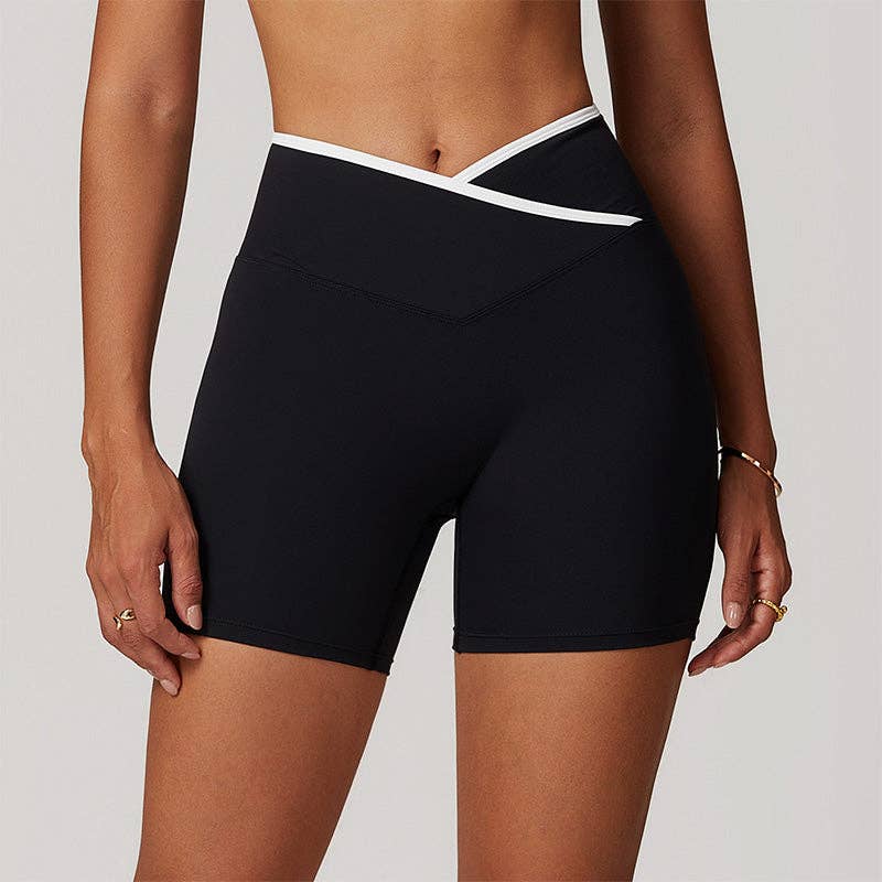WONDERXFANS - Wholesale Korte sportbroek - Dames - Crossover sportshorts met hoge taille4