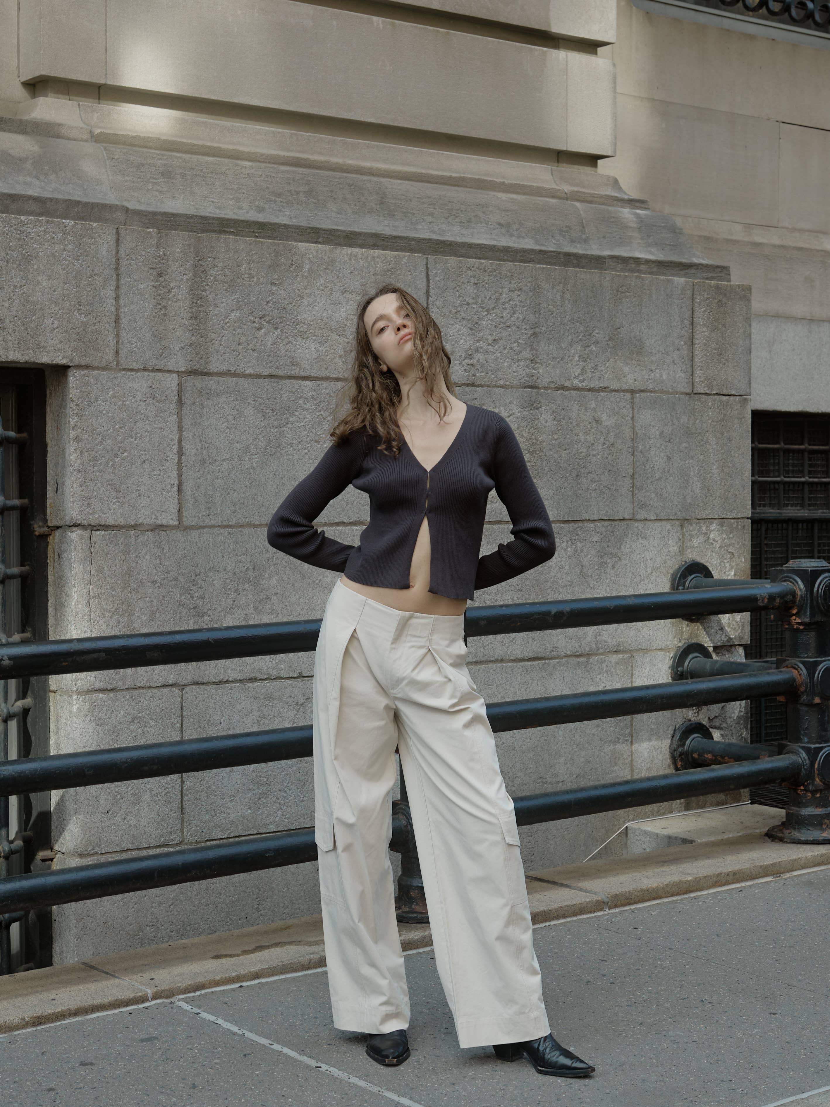 MOD REF - Wholesale Pants - Women's - The Hansen Pants | Wide Leg Utility Pants18