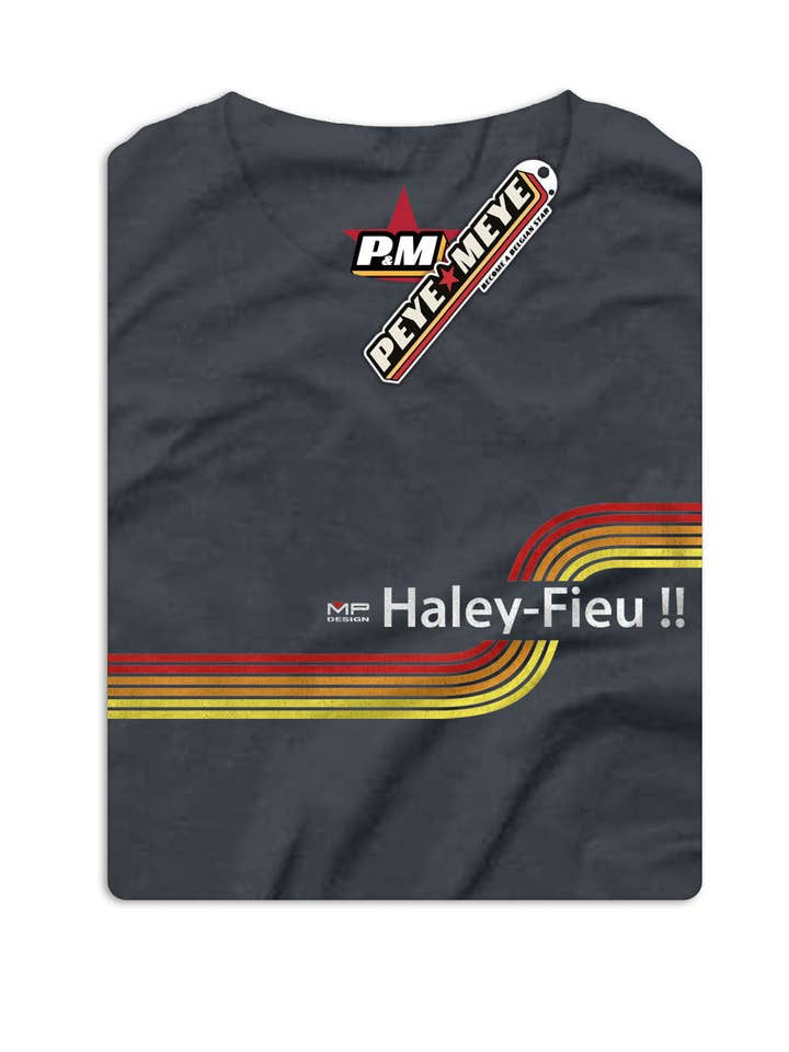 Unisex T-shirt "Haley Fieu" voor wholesale door Peye et Meye