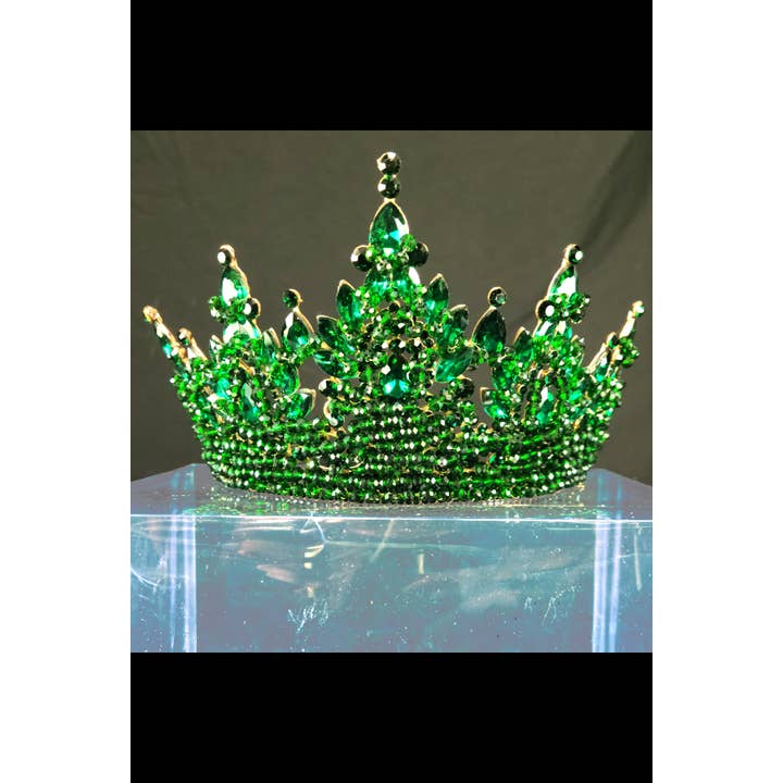 Chicas - Wholesale Tiara - Women's - Beautiful metal tiara with crystal balls and jewels HT97715