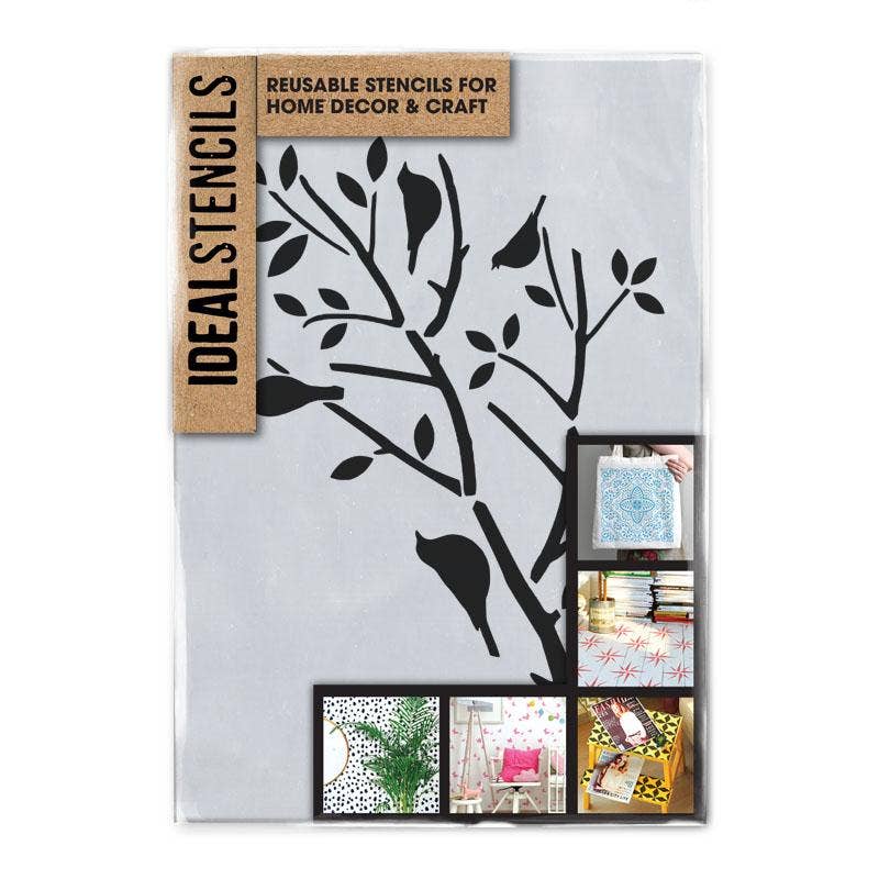 Ideal Stencils – wholesale Stencil/craft die – Birds In Tree Nursery Stencil0