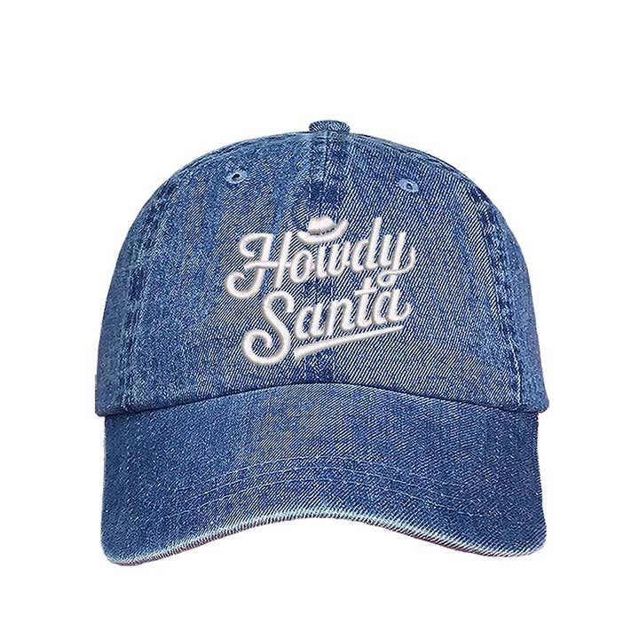 DSY Lifestyle - Wholesale Baseball Cap - Women's - Howdy Santa Cowboy Embroidered Baseball Hat Western Xmas Cap5