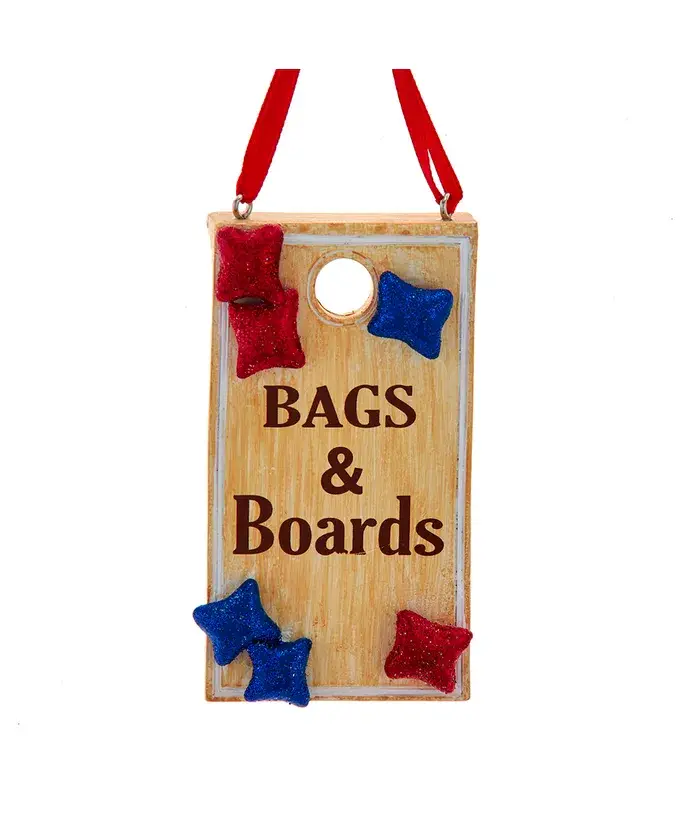 Kurt S. Adler, Inc. - Wholesale Ornament - 3.5" Resin Bags+Boards Cornamenthole Ornament0