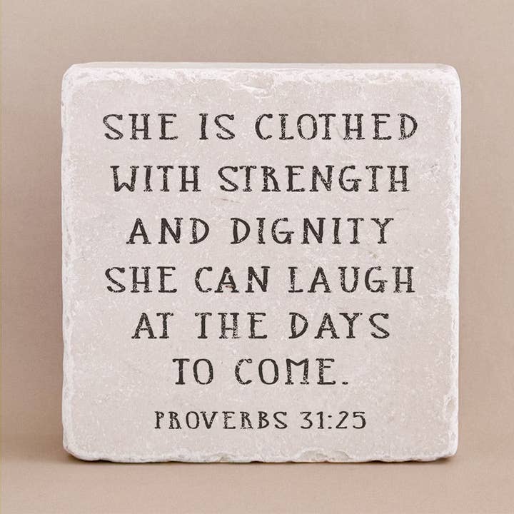 546N | Spreuken 31:25 voor wholesale door Twelve Stone Art