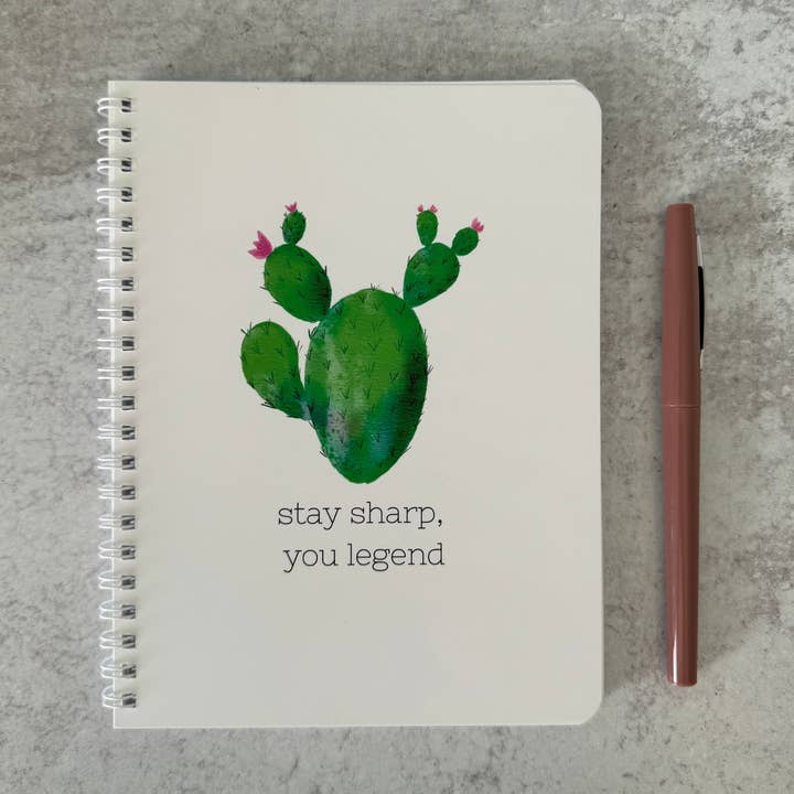 Studio Notebook-Håll dig skarp, din legend för wholesale av AligN Art Studio