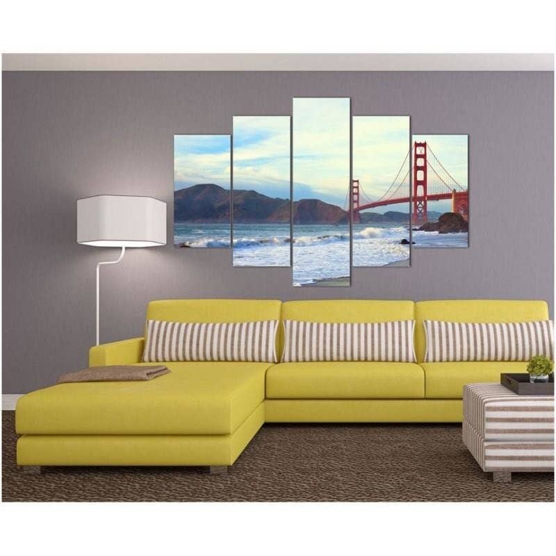 Motivartdesign - Wholesale Gallery Wall Set - canvas golden gate bridge2