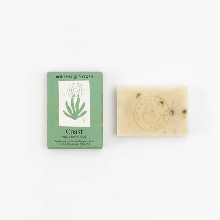 Bohemia and Flower – wholesale Bar Soap – Coast Bar Soap - Organic Seaweed & Tea Tree0