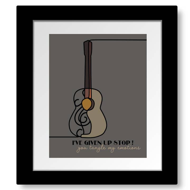 Don't Come Around Here no More by Tom Petty - Lyric Art for wholesale by Song Lyrics Art