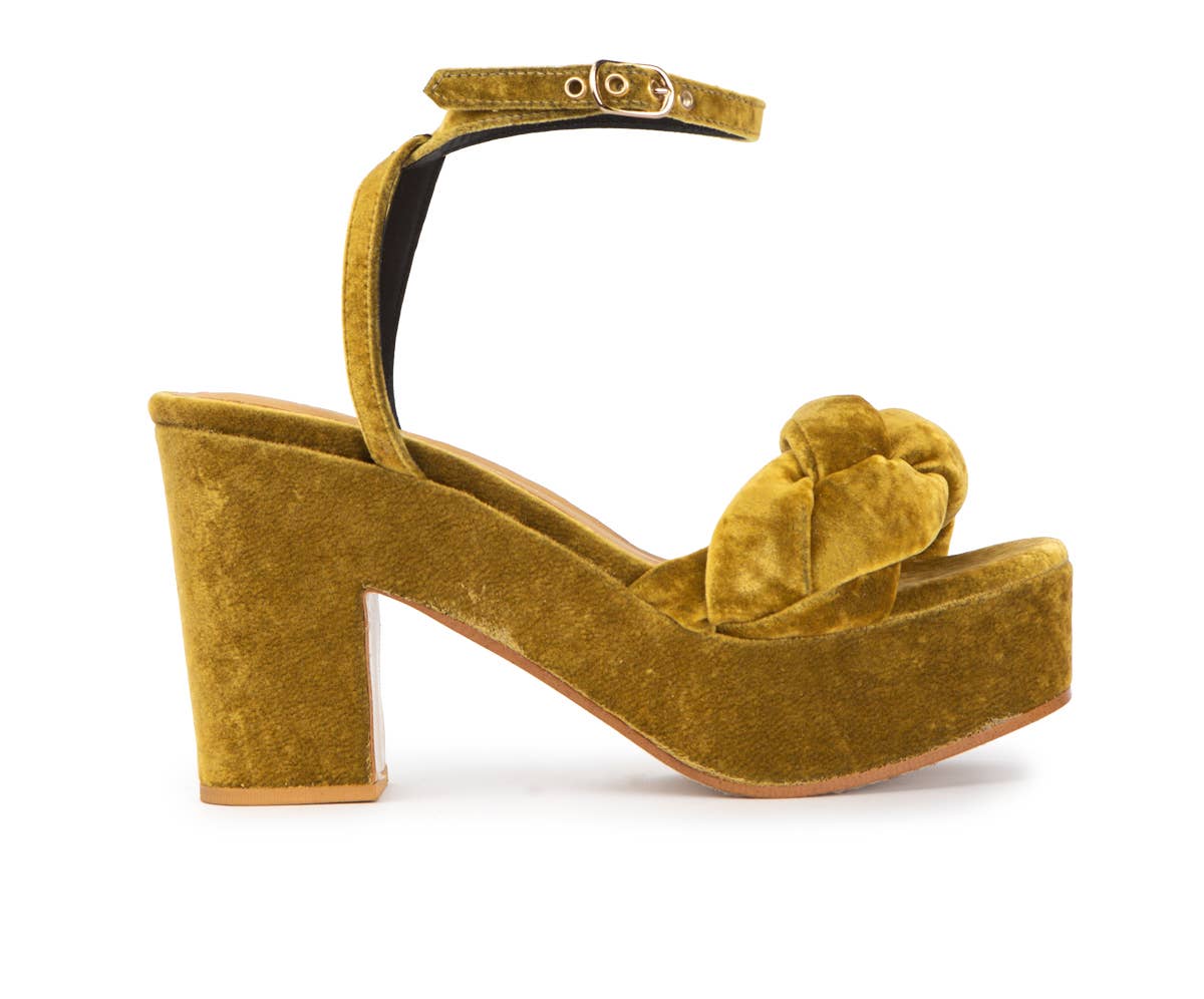 FW- PRISCILLA, sun velvet platform for wholesale on Faire