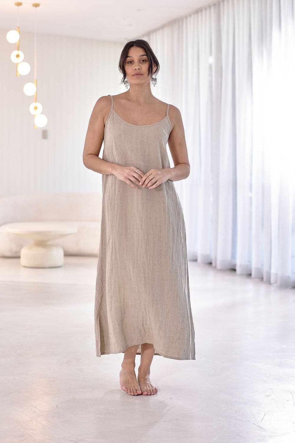 Fundamental Linen Midi - Natural for wholesale on Faire1