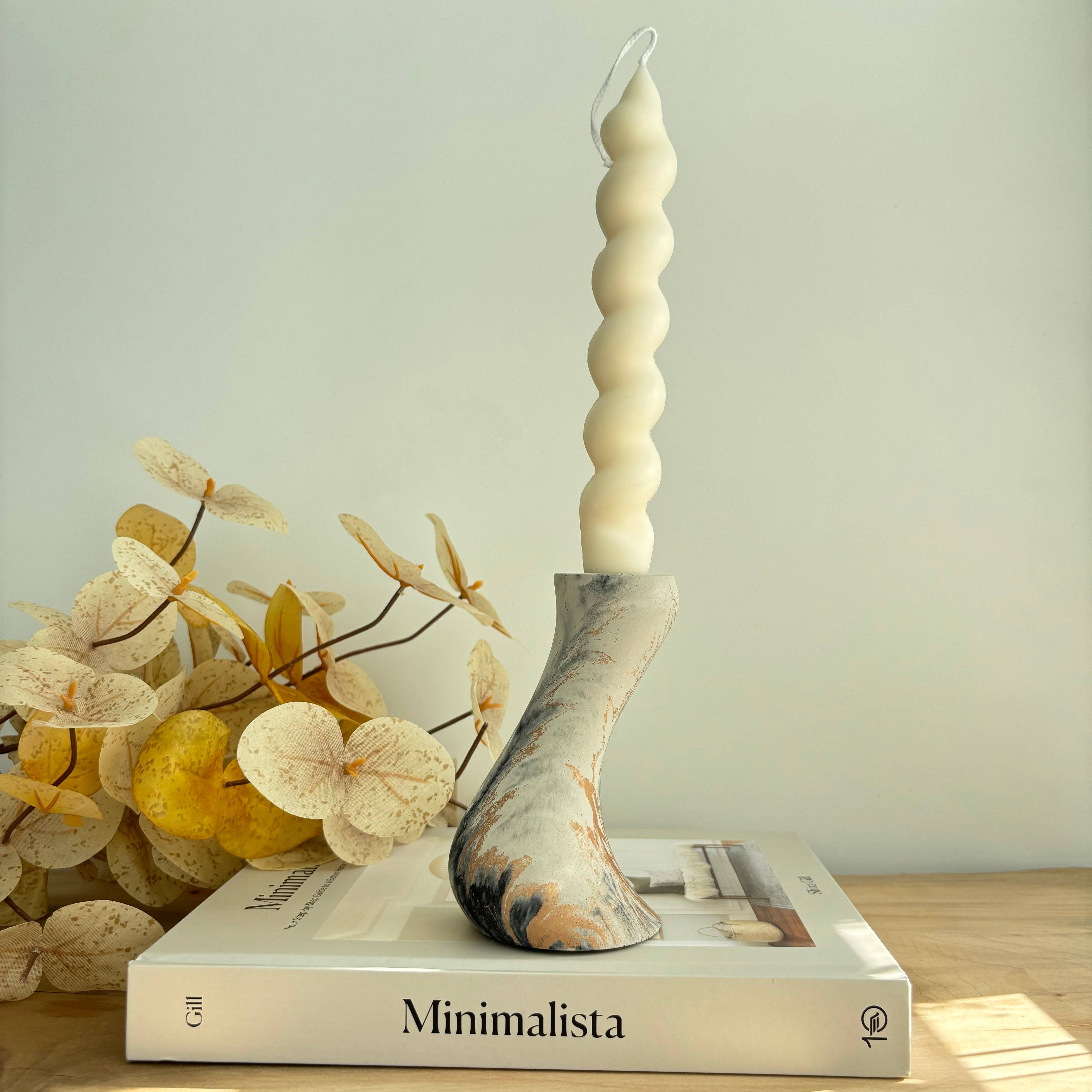 Fancy Concrete - Wholesale Candle Holder - Leto - Taper Candle Holder3