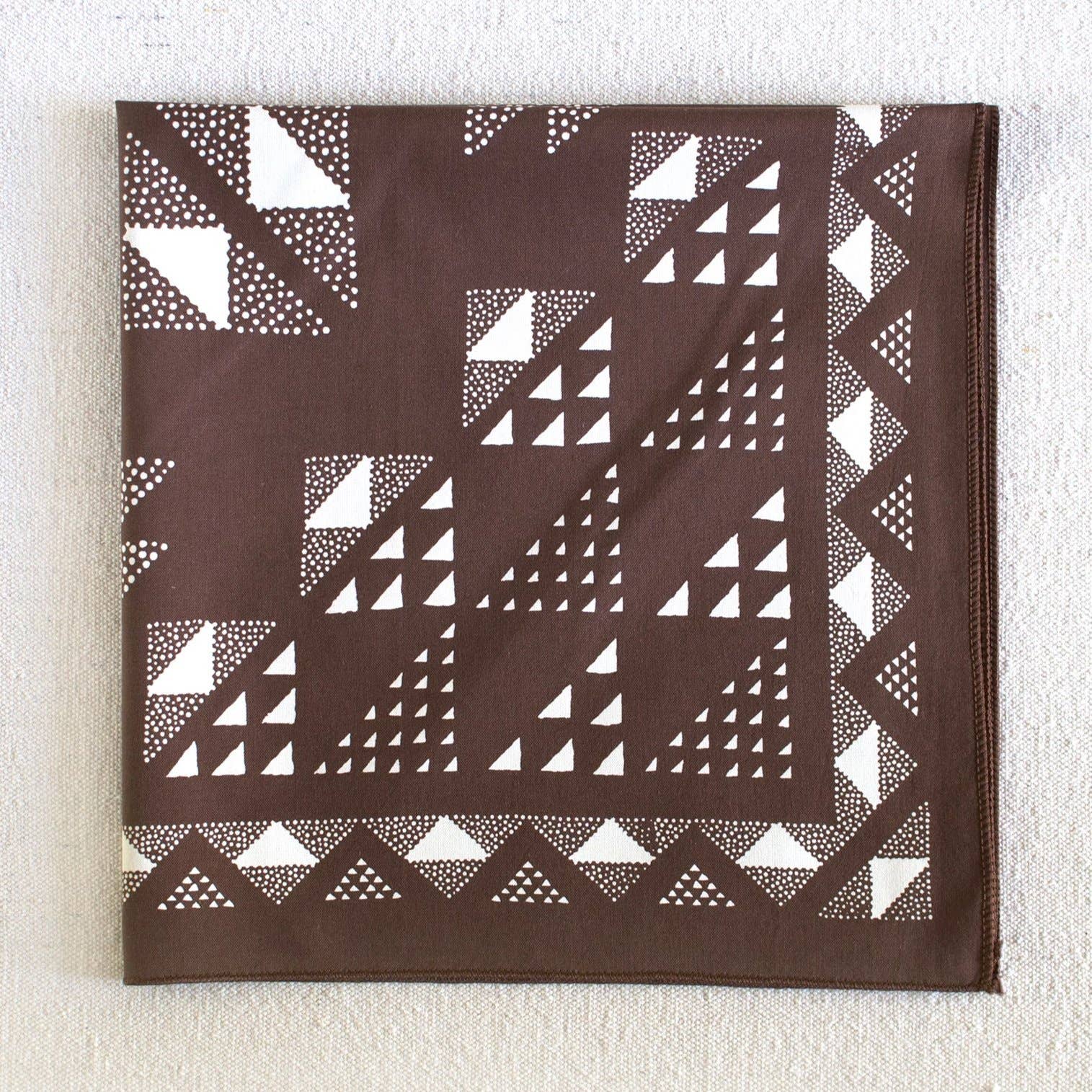 Abracadana – wholesale Bandana – Unisex – Brown Quilt Bandana3