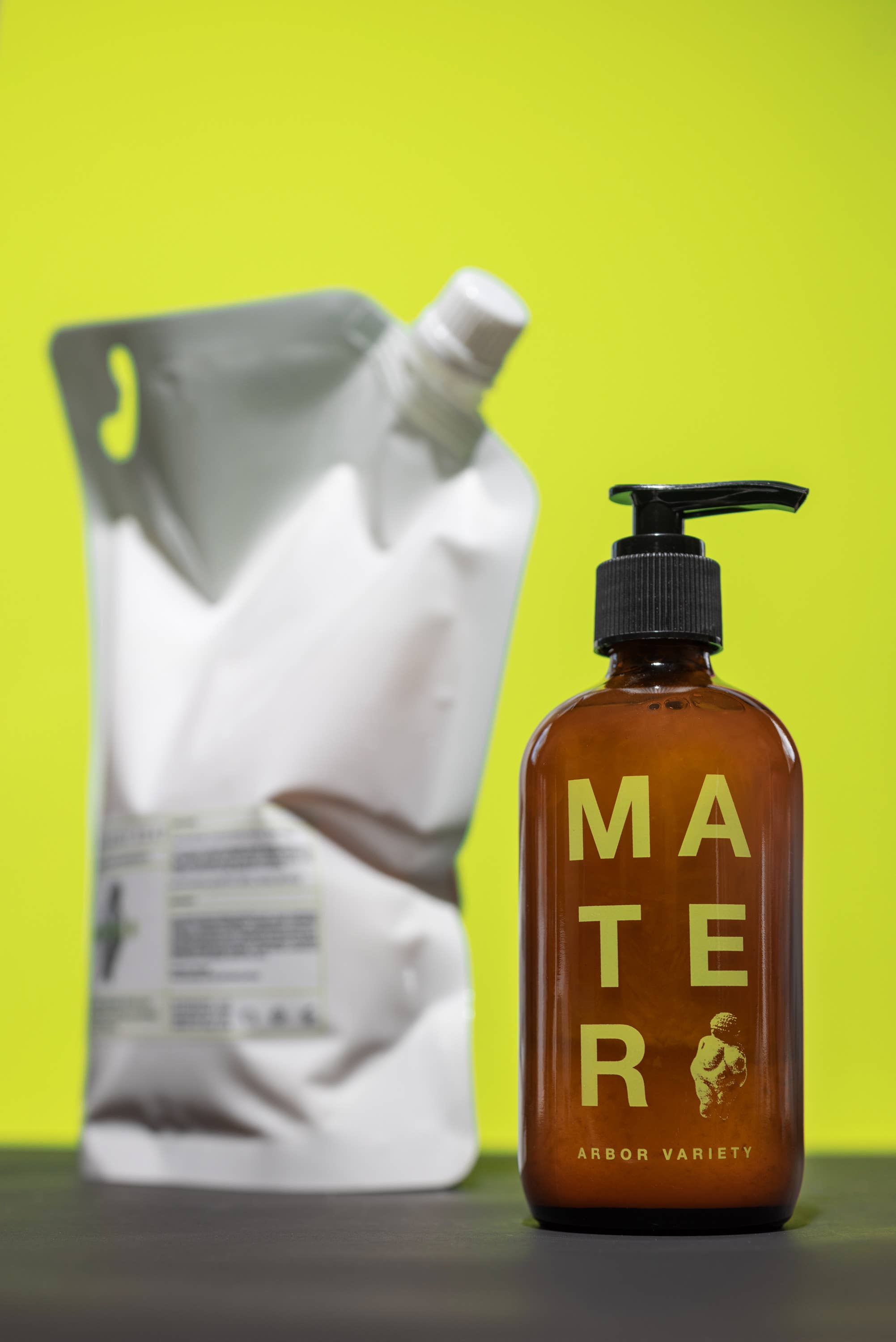 Mater Soap - Vente Savons/lotions pour les mains - Savon Arbor - Bouteille en verre2