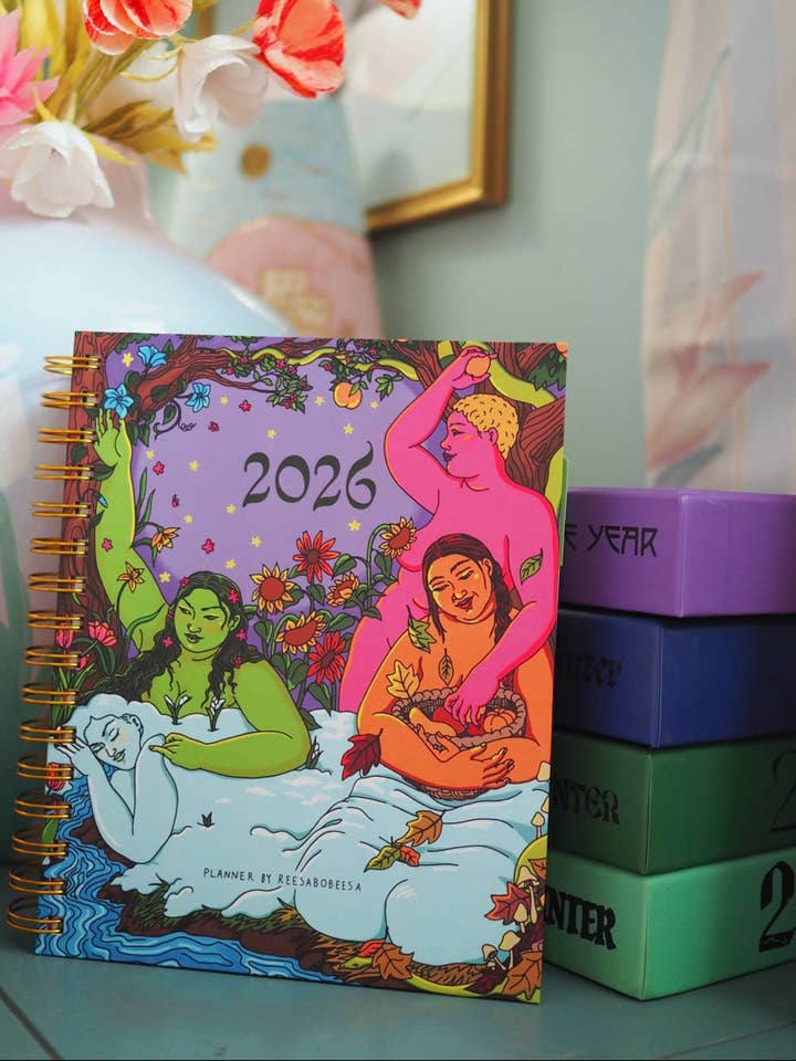 2026 Cycles & Seasons of the Year Weekly Planner + Moon Cycle Tracker for wholesale by ReesaBoBeesa